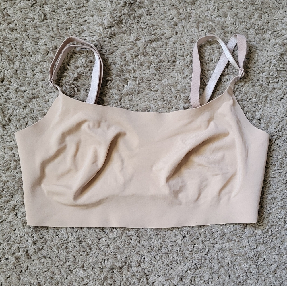 Beige Seamless Bralette
